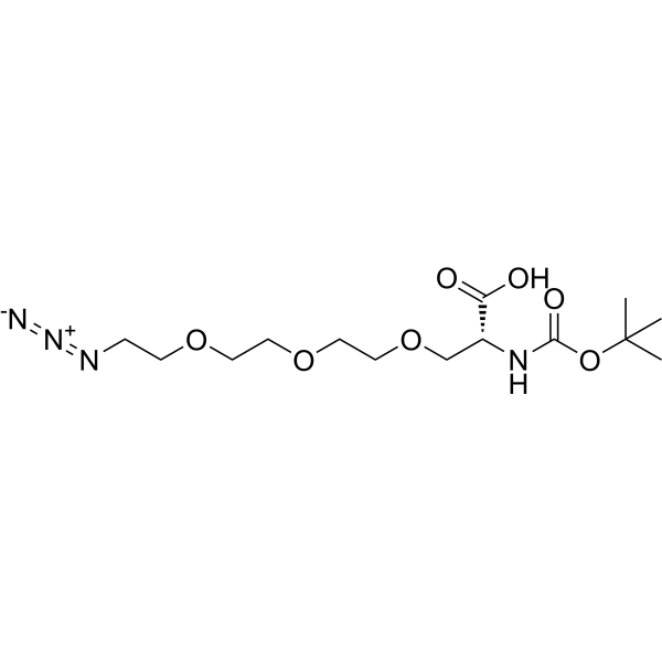 N-Boc-Azido-tris(ethylenoxy)-L-alanine 2054345-68-3